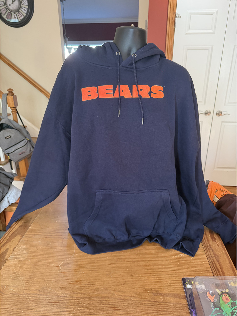 Fanatics NFL Chicago Bears Number #1 Dad Navy Hoodie 4XL NWT
